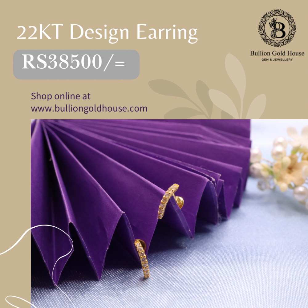 22KT Design Earring